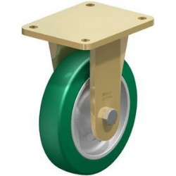 采用 Blickle Softhane® 浇铸聚氨酯胎面的重型负载单轮和脚轮