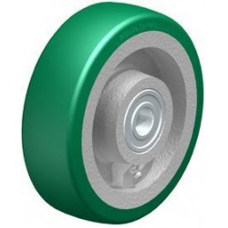 采用 Blickle Softhane® 浇铸聚氨酯胎面的重型负载单轮和脚轮