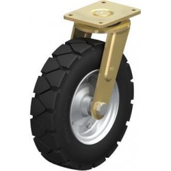 采用超级弹性实心橡胶轮胎的重型负载单轮和脚轮